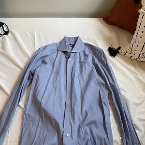Suit supply blue dress shirt. Size 15 1/2 long.